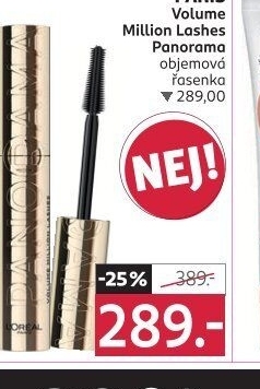 Řasenka Volume Million Lashes Panorama L'