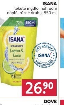 Tekuté mýdlo Isana - náhradní náplň