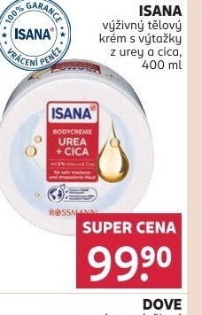 Tělový krém Isana