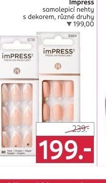 Umělé nehty Impress Kiss