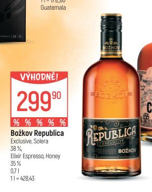 Božkov Republica Exclusive, Solera