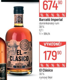 El Clásico rumový likér