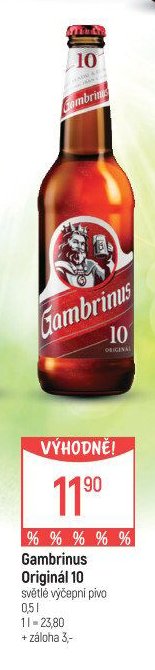 Gambrinus Originál 10