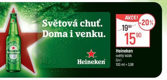 Heineken světlý ležák
