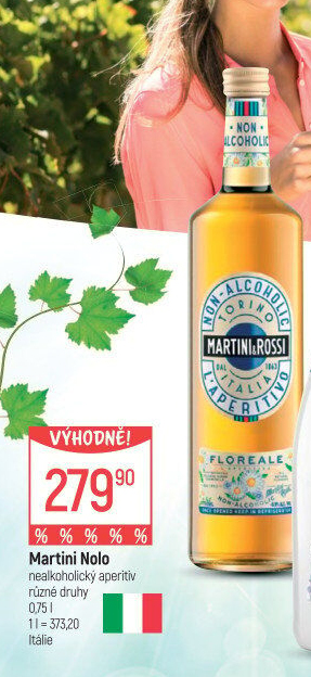 Aperitiv nealkoholický Nolo Martini