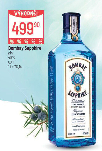 Gin Sapphire Bombay Spirits