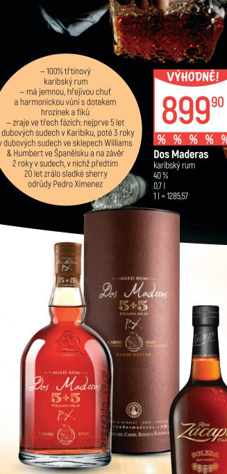 Rum 5+5 YO Dos Maderas