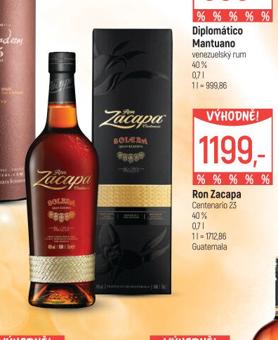 Rum Solera Gran Reserva Ron Zacapa