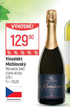 Sekt Moravica Vinselekt Michlovský
