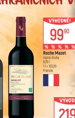 Víno Merlot Roche Mazet