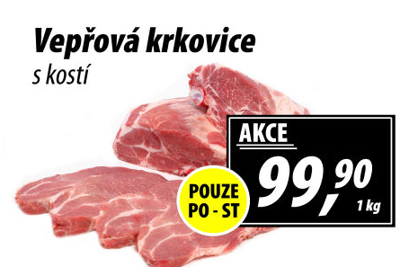Vepřová krkovice s kostí