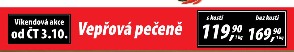 Vepřová pečeně bez kosti