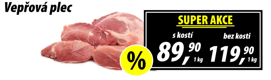 Vepřová plec bez kosti