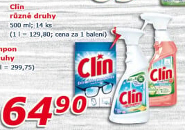 Prostředky čisticí Clin
