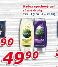 Sprchový gel Radox