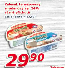 Sýr termizovaný Zálesák