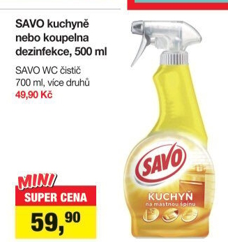 Čistič kuchyně ve spreji Savo