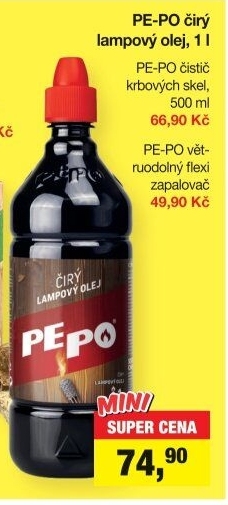 Lampový olej Pe-Po