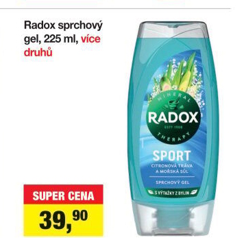 Sprchový gel Radox