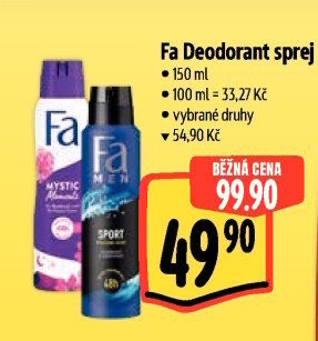 Deodorant sprej Fa