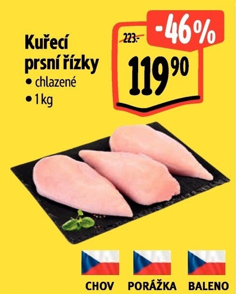Kuřecí prsní řízky