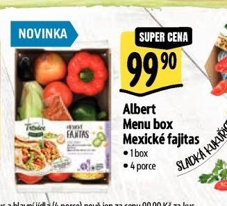 Menu box Mexické fajitas Albert