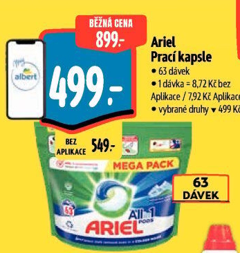 Prací kapsle Ariel