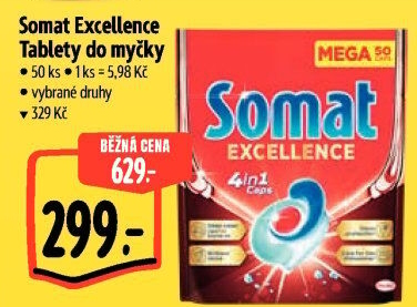 Tablety do myčky Excellence Somat