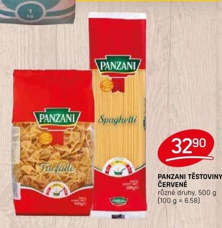 PANZANI TĚSTOVINY ČERVENÉ