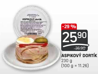 Aspikový dort