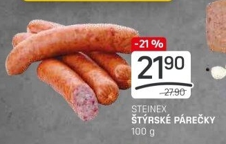 Párečky štýrské Steinex