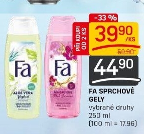 Sprchový gel Fa