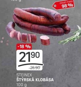 Štýrská klobása Steinex
