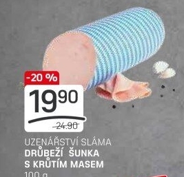 Šunka drůbeží s krůtím masem Sláma