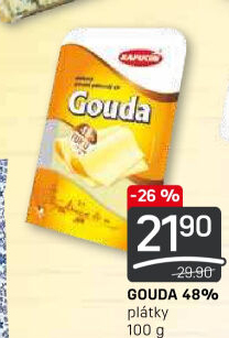 Sýr Gouda 48% Kapucín