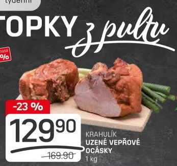 Vepřové ocásky uzené Krahulík