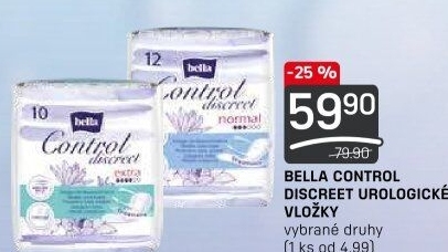 Vložky urologické Control Discreet Bella