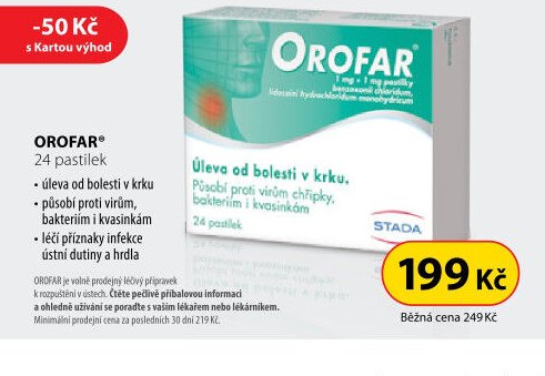 OROFAR 24 pastilek