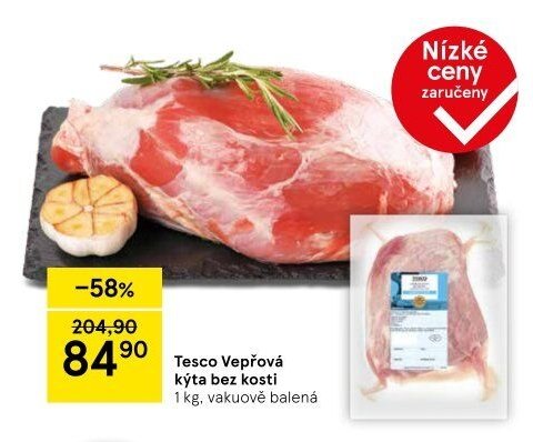 Tesco Vepřová kýta bez kosti