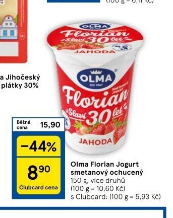 Olma Florian Jogurt smetanový ochucený