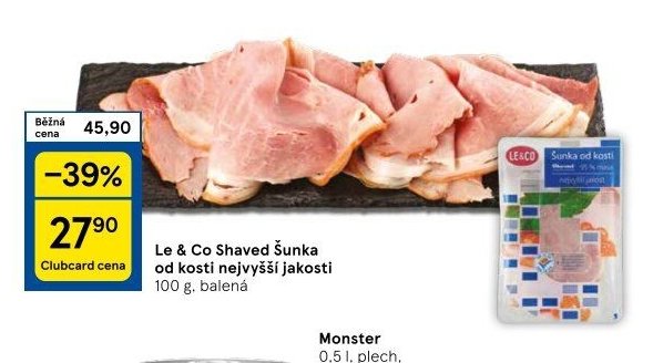 Le & Co Shaved Šunka od kosti nejvyšší jakosti