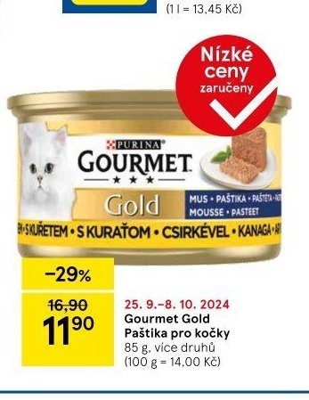 Gourmet Gold Paštika pro kočky
