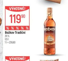 Božkov Tradiční 35% 0,5 l