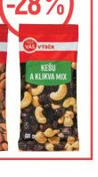 Váš výběr Kešu a klika mix