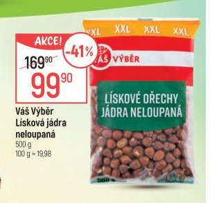 Váš Výběr Lísková jádra neloupaná