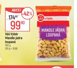 Váš Výběr Mandle jádra loupaná