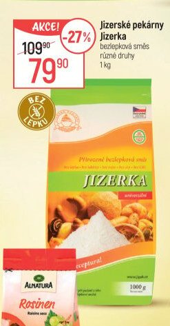Jizerské pekárny Jizerka bezlepková směs