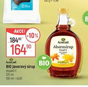 Alnatura BIO Javorový sirup
