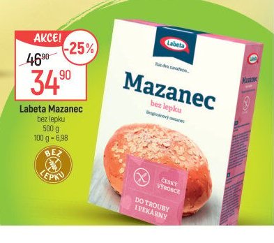 Labeta Mazanec bez lepku