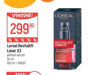Loreal Revitalift Laser X3 pleťové sérum